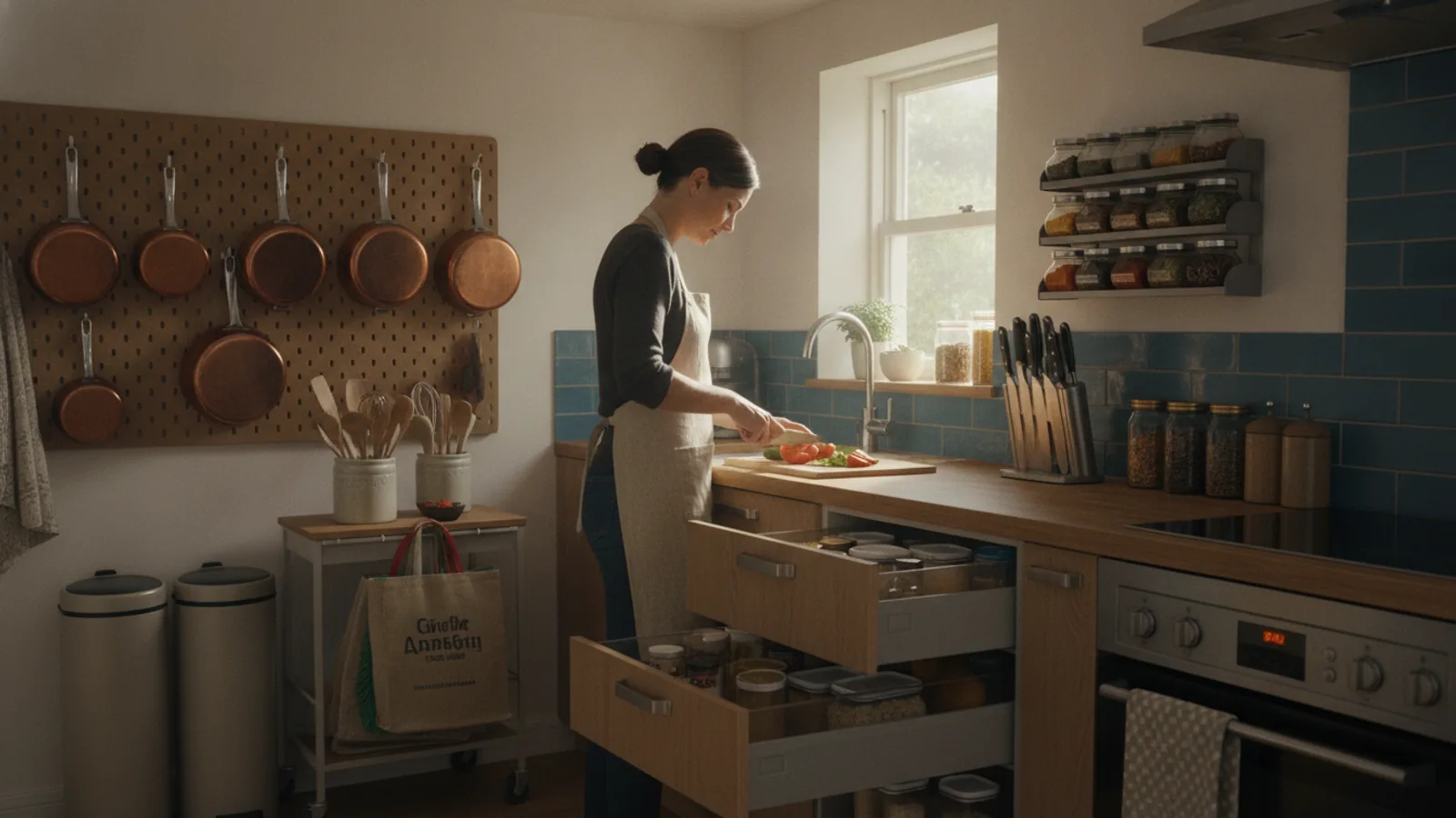 How To Organise A Small Kitchen For Easier Cooking cover image